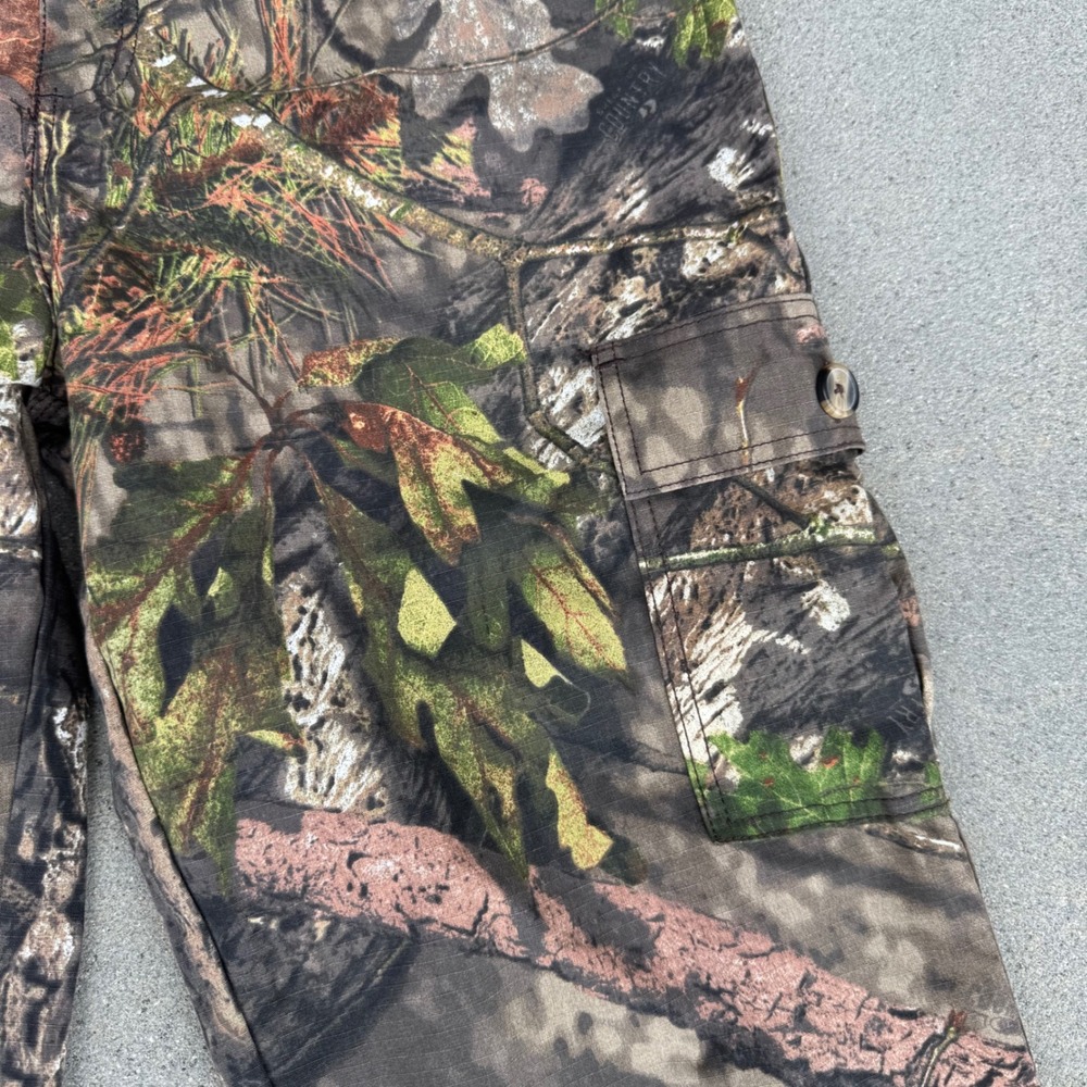 Rustic Ridge Mens Mossy Oak Camo Cargo Pants Ripstop Hunting Tactical Size M - Picture 3 of 10